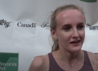 Glynis Sim interview at Harry Jerome Track Classic