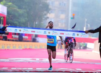 Ethiopia’s Lemi and Haymanot set course records in Tata Mumbai Marathon