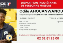 Olympic heptathlete, Odile Ahouanwanou, has mysteriously disappeared