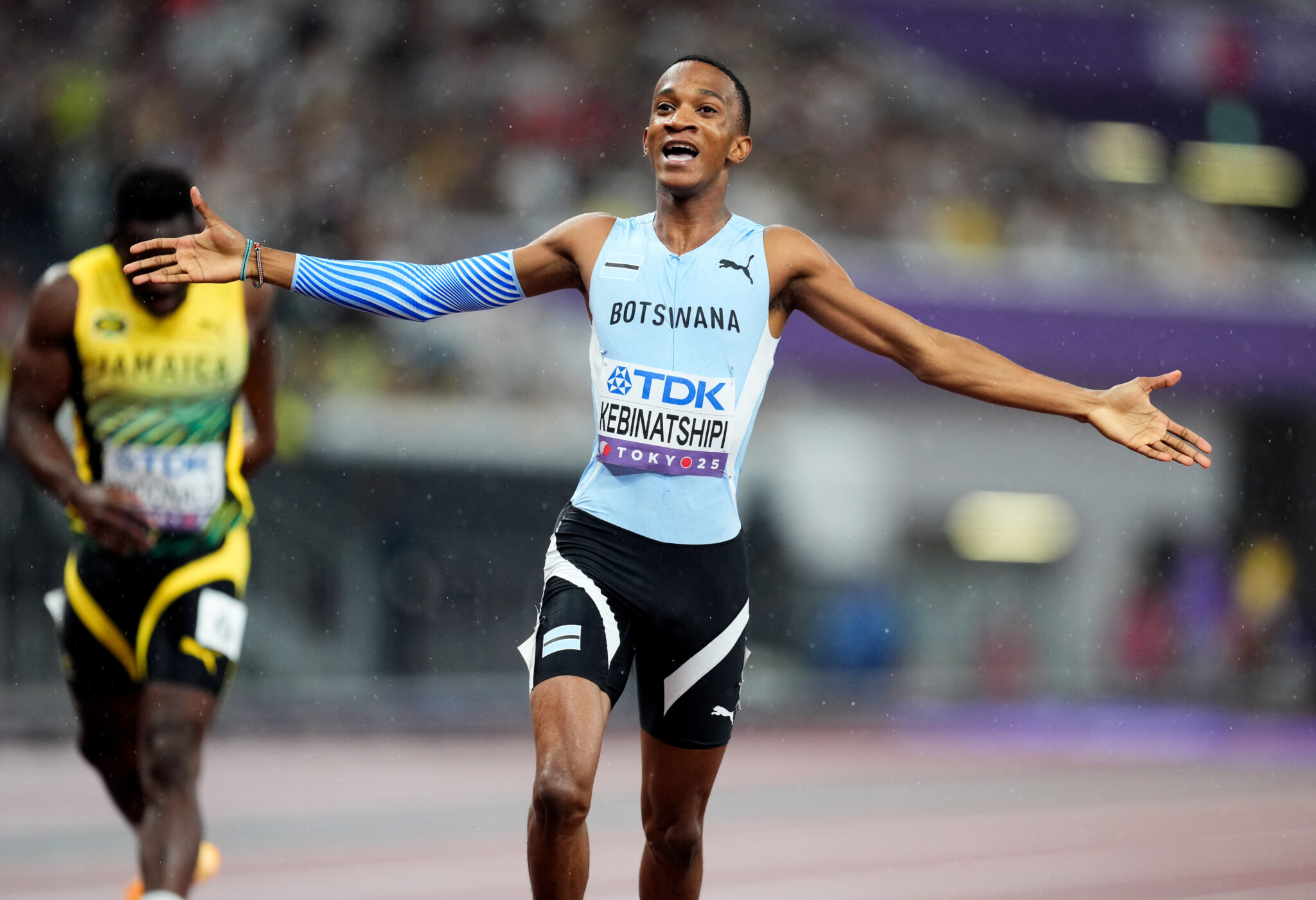 21-year-old Botswanan Kebinatshipi world 400m world champion
