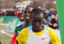 Kenyan Matthew Kipsang and Ethiopian Likina Amebaw won the Cross Internacional de Soria