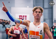 Sixteen-year-old Sam Ruthe set a world record in the mile