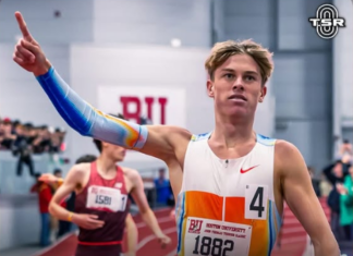 Sixteen-year-old Sam Ruthe set a world record in the mile