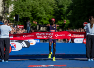 Ethiopian Wendemu Tsegu and Kenyan Milicent Jelimo win Vodafone Prague Marathon