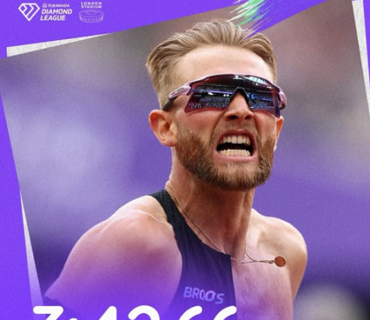 Josh Kerr breaks Hicham El Guerrouj’s mile record, clocking 2:42.66 in London