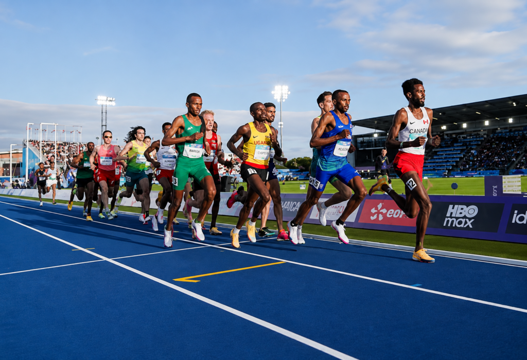 Mathew Kipsang takes Commonwealth gold in the 5000m