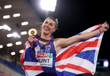Birmingham Day 2: Hunt wins 100m, Broeders-Bol, Hodgkinson, Werro and Galvydyte advance by winning their rounds