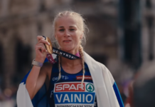 Germany’s Amanal Petros and Finland’s Alisa Vainio win European Champions marathon in record times